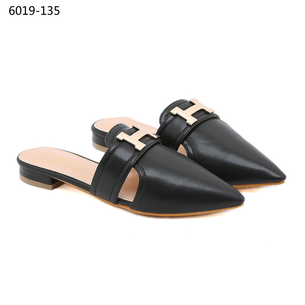 Leather 'H' Iconic Loafers Shoes #6019-135