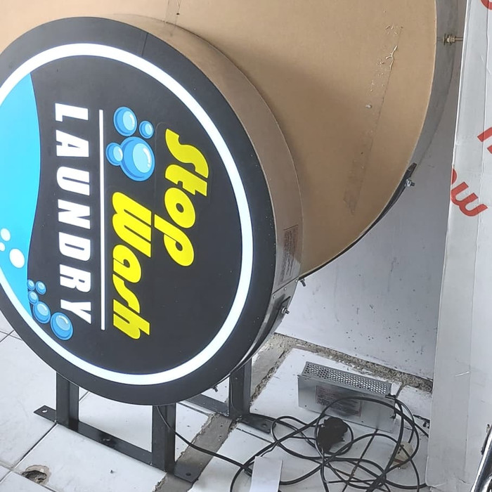 Mars_Venus - Neon Box Bulat Diameter 50Cm