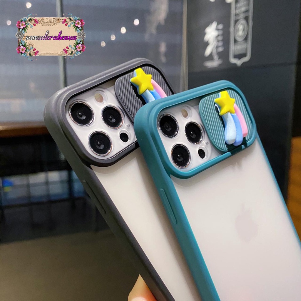 SOFTCASE SLIDE PELINDUNG KAMERA STAR 3D REALME 2 C1 C2 C3 5 5I 5S 6 NARZO 7 C17 7I PRO 8 SB2809