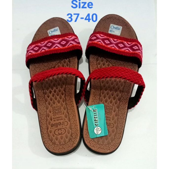 Cirellie Turki Ori Sandal Fashion Wanita Trendy 37-40