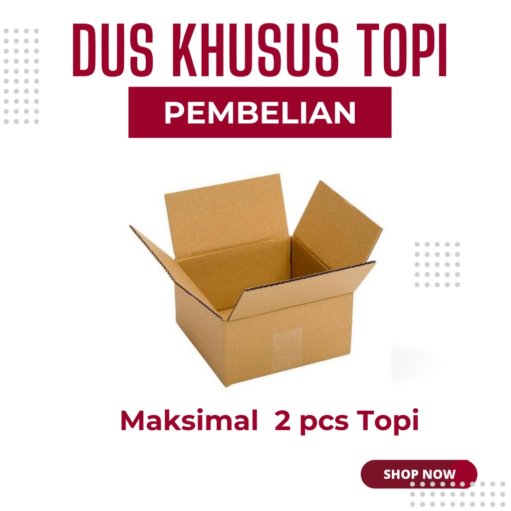 Dus Tambahan Pembelian Topi