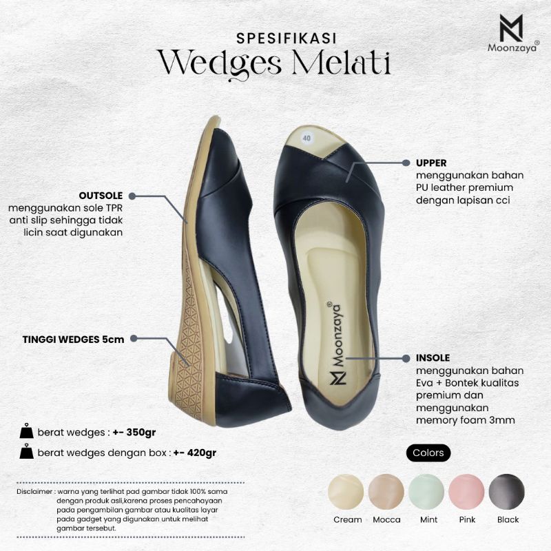 Wedges Melati by Moonzaya