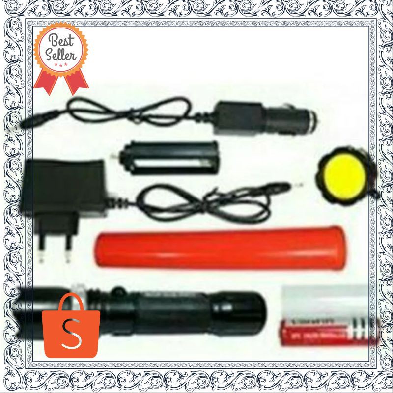 Termurah Senter Police swat Zoom 99000 watt Kekinian