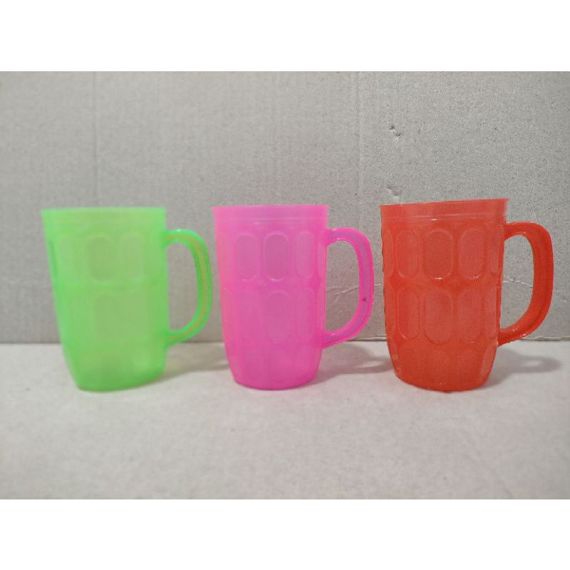 Gelas Gagang Plastik Besar/Gelas Teh Kopi