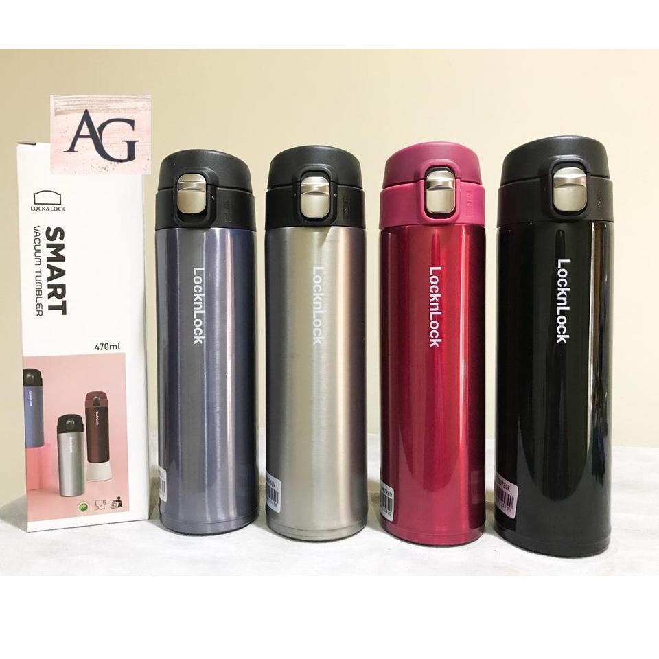 Lock n lock Smart Vacuum Tumbler Hot Cool 470 mL BACA DESKRIPSI SEBELUM MEMBELI S32R