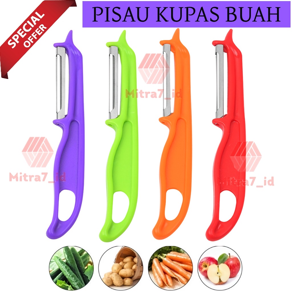 [M7] PISAU KUPAS BUAH DAN SAYURAN MURAH / PISAU PENGUPAS KULIT KENTANG / ALAT KUPAS BUAH DAN SAYURAN