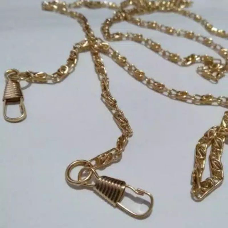 RANTAI ULIR / RANTE TAS WANITA / RANTE DOMPET (TERMASUK PENGAIT