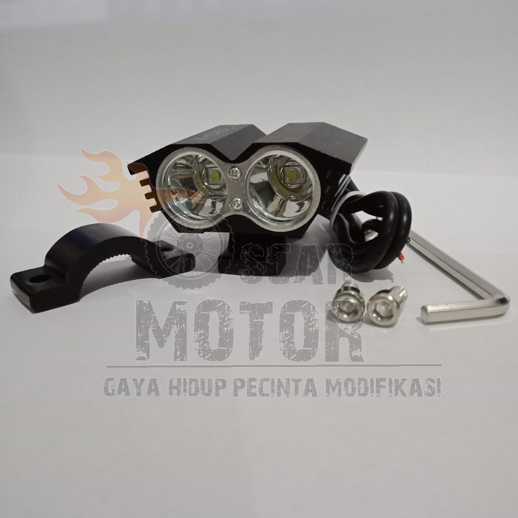 Lampu tembak model owl led 2 mata lampu sorot ultrafire 2mata burung hantu bandungan rx king byson