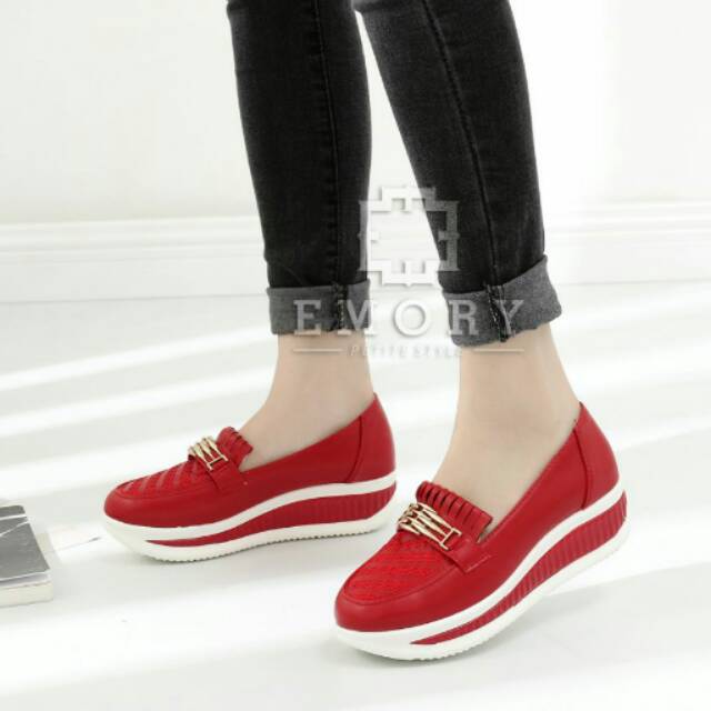 SEPATU WANITA EMORY SHINE 170 NEW / SEPATU CASUAL SLIP ON WANITA EMORY