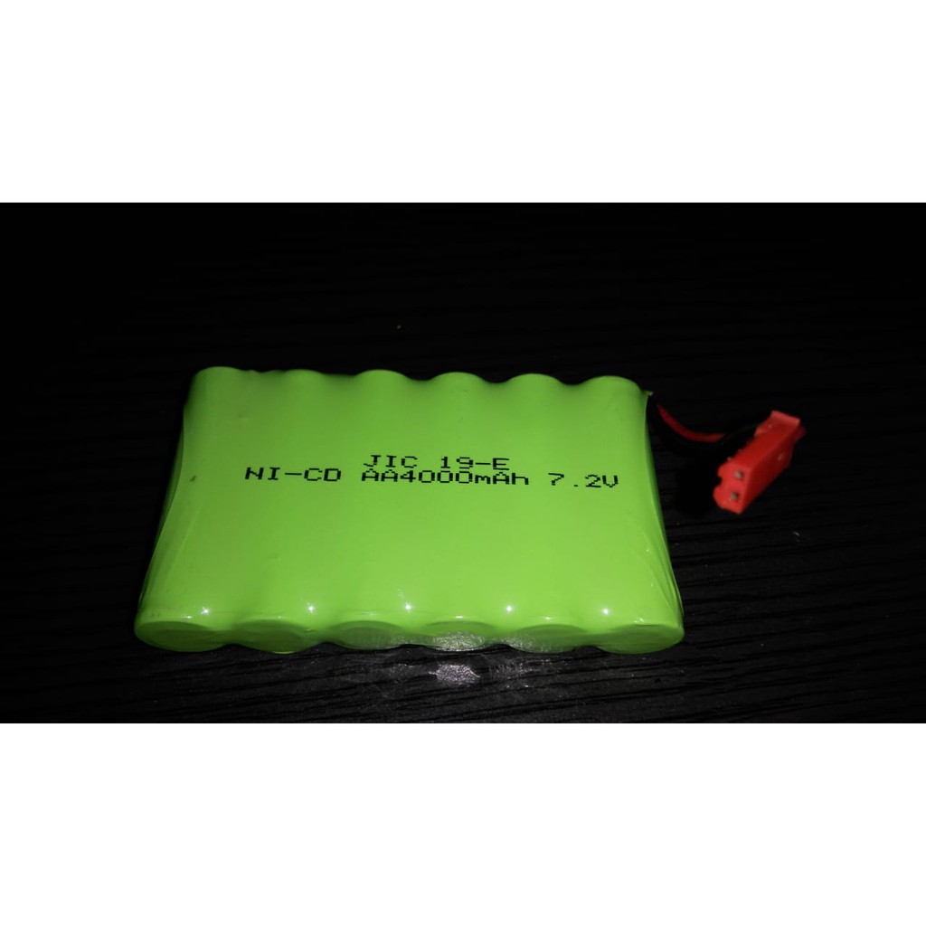 Baterai Batre 6 soket merah 7.2V 4000mAh Mobil Remot Control