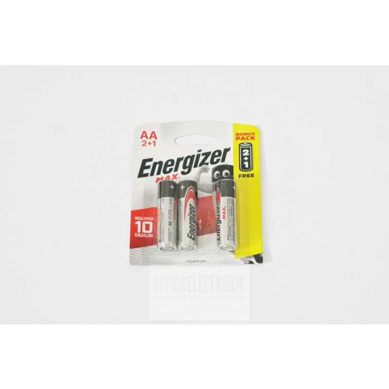 Baterai ENERGIZER MAX ALKALINE AA A2 BELI 2 GRATIS 1