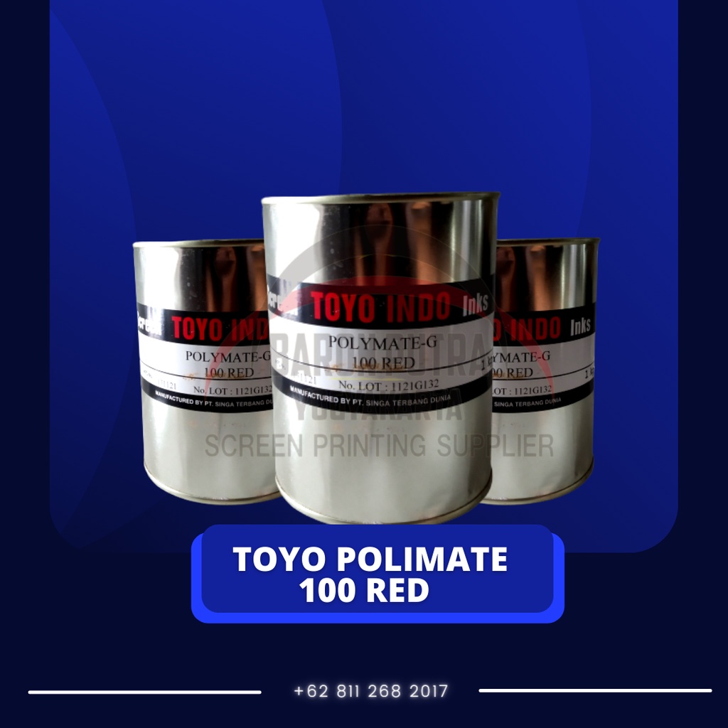 

TINTA TOYO POLIMATE 100 RED 1KG - TINTA SABLON PLASTIK