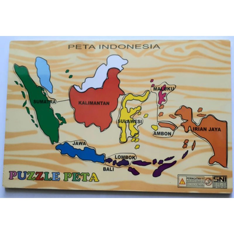Peta indonesia simple