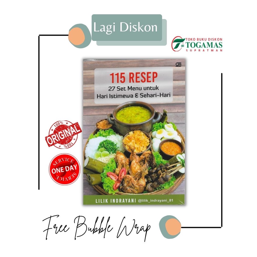 115 RESEP 27 SET MENU UNTUK HARI ISTIMEWA & SEHARI - HARI / LILIK INDRAYANI