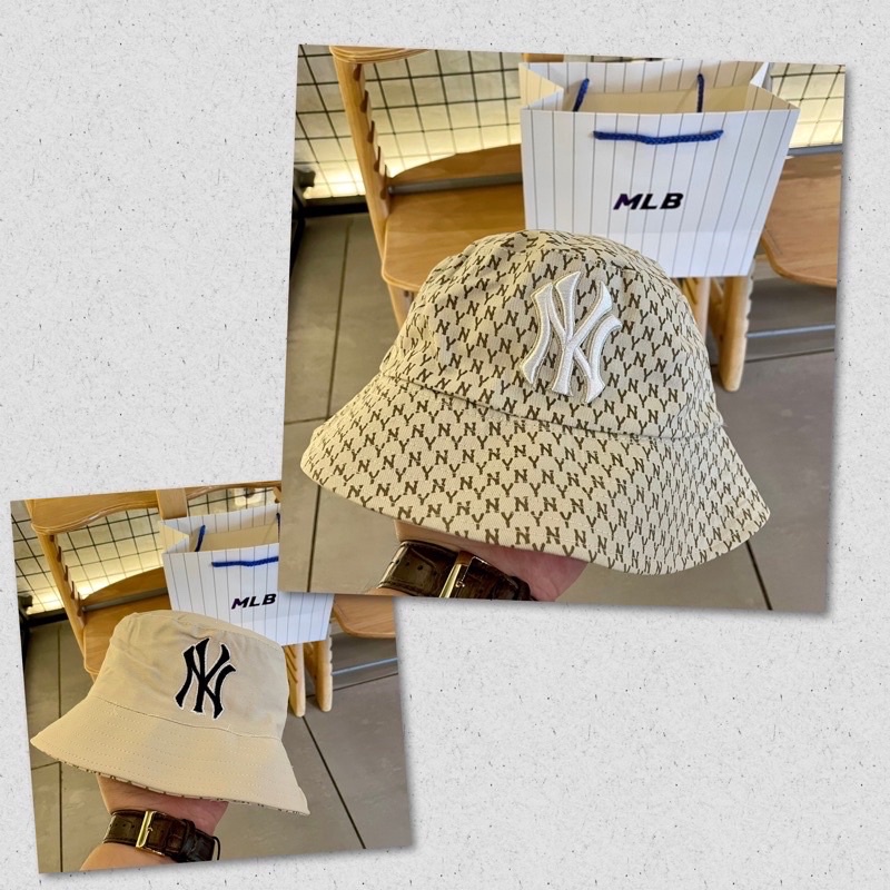 ((BEST QUALITY)) NY MLB BUCKET HAT 2 SISI / TOPI BUCKET HAT NY MLB