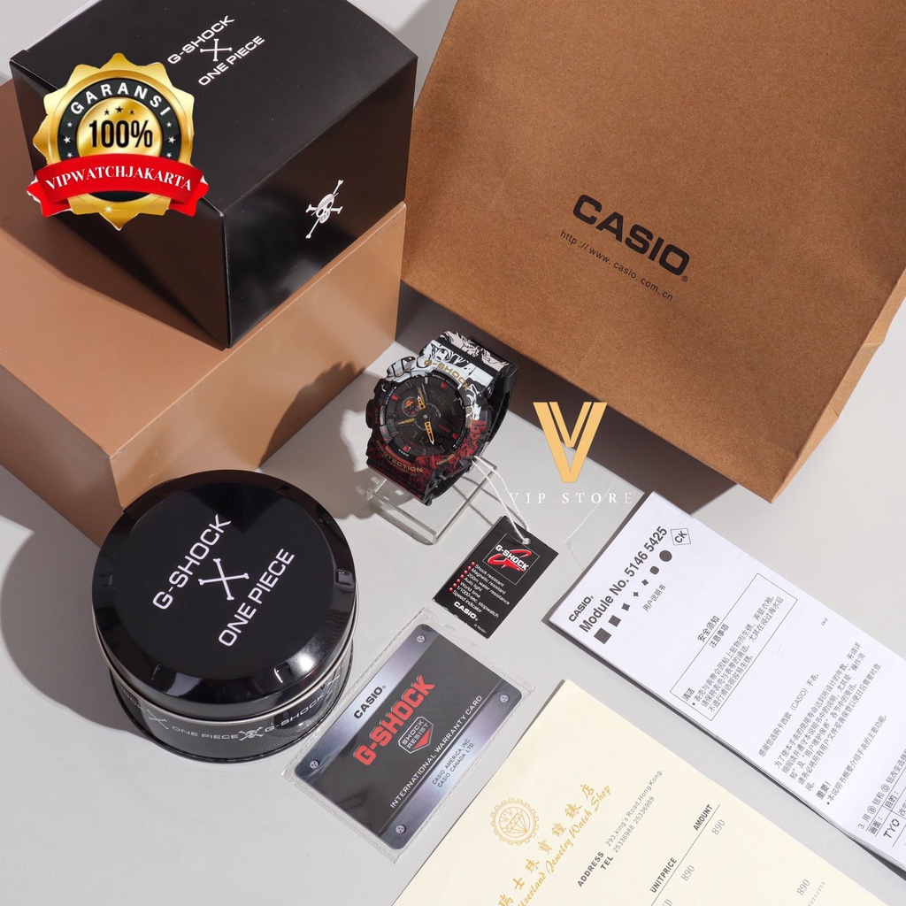 COD Jam Tangan G-Shock One Piece/Dragon Ball Limited Edition Water resistance + BATERAI ORIGINAL