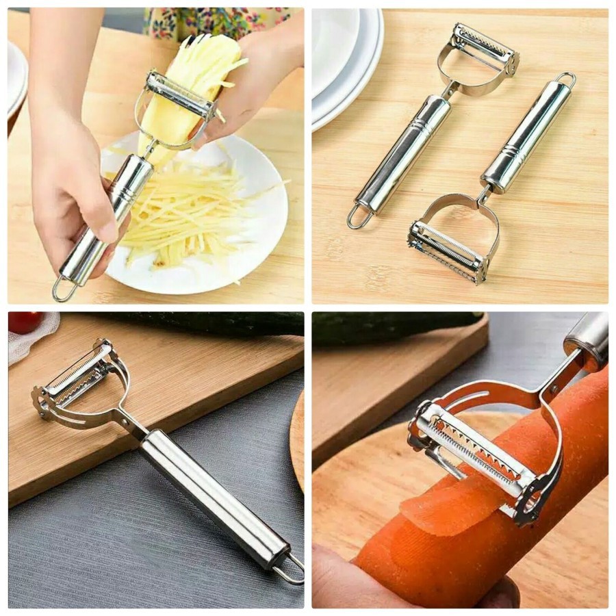 parutan keju gondrong sebaguna peeler buah cheese greater stainless steel