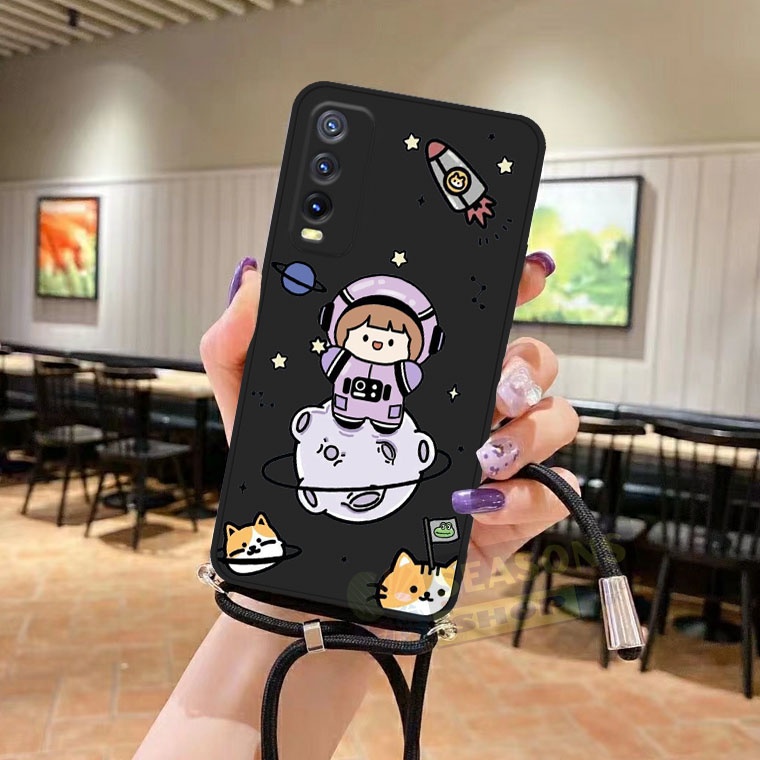 [SUV6] Softcase Macaron Sling Protect Camera For OPPO A15 A37 A16 A1K A3S A5 2020 A52 A53 A54 A5S F1
