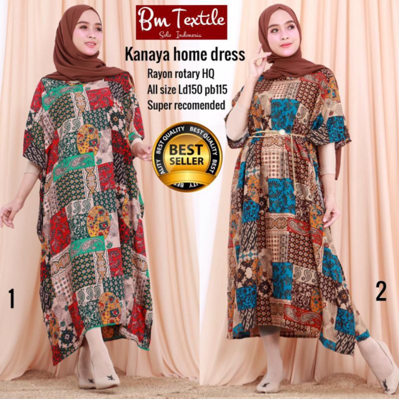 Kanaya etnic | Home Dress | batik cap | Daster murah