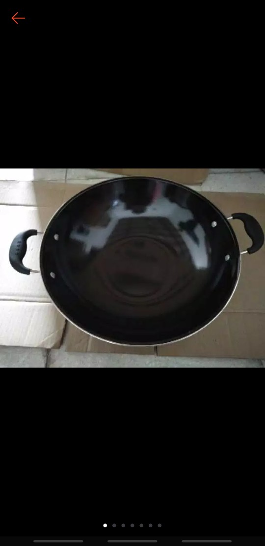 Wok Penggorengan Serbaguna Wajan Enamel Anti Lengket 34 Cm