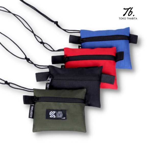 Toko Thabita Sako Wallet Selempang Gantung Tali Leher Kuzatura Sling Pouch