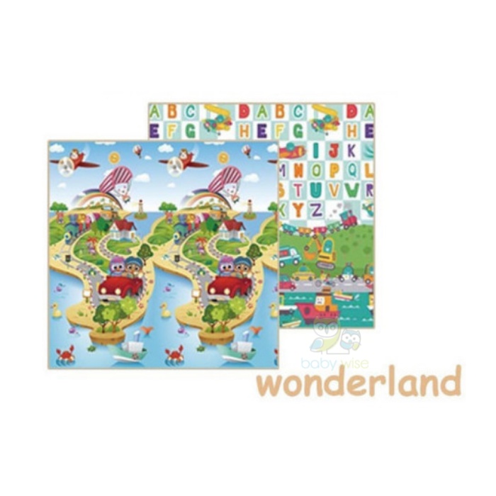Right Start XPE Folding Mat Double Sided Antislip Waterproof - Alas Bermain Anak Bayi Matras Karpet Lipat-Wonderland