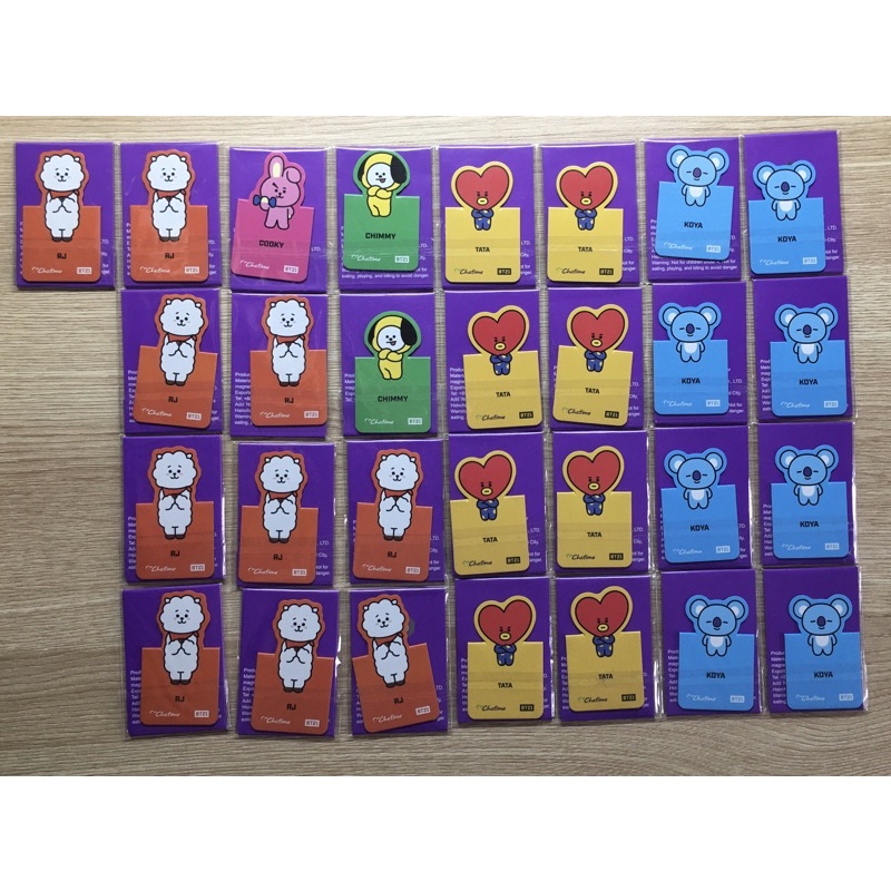 [New Stock] WTS sell jual WTT trade tuker BT21 chatime magnet RJ, Chimmy, Koya, Tata