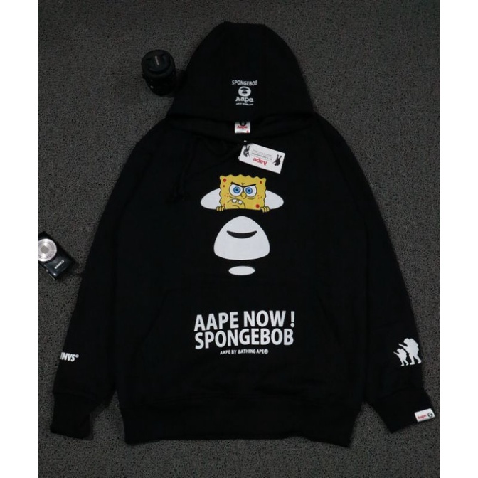 HOODIE AAPE X SPONGEBOB