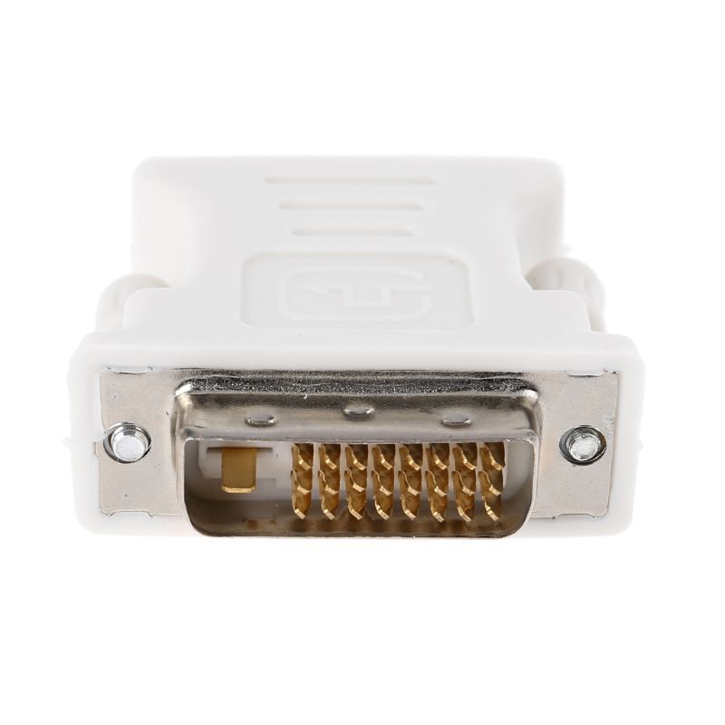 Cre Adapter Konverter DVI D Ke VGA 15Pin Female Untuk Komputer