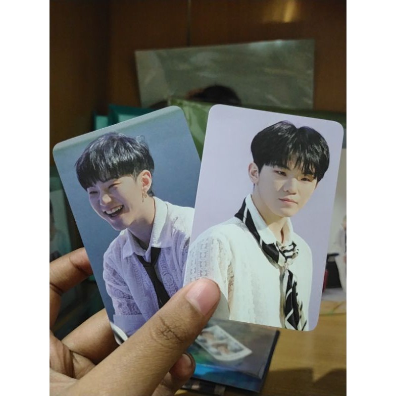 [BOOKED] SEVENTEEN OFFICIAL PHOTOCARD WOOZI, HOSHI BENEFIT KTOWN4U