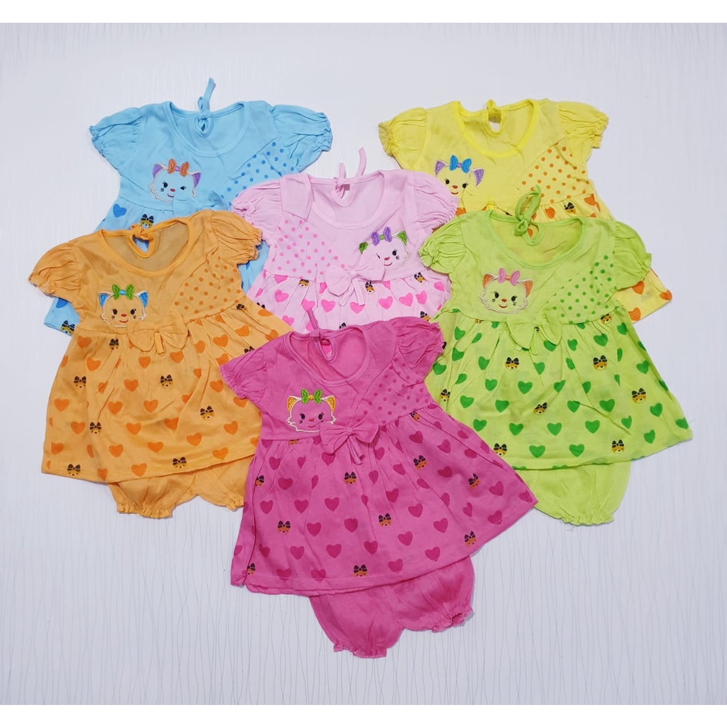 COD Bayar Ditempat Baju Baby Dress / Baju Anak / Setelan Anak / Baby Alicia