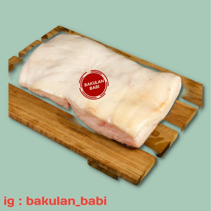 

Terlaris Lemak Tebal Babi / Minyak Babi (Kota Sidoarjo) - 500 gram