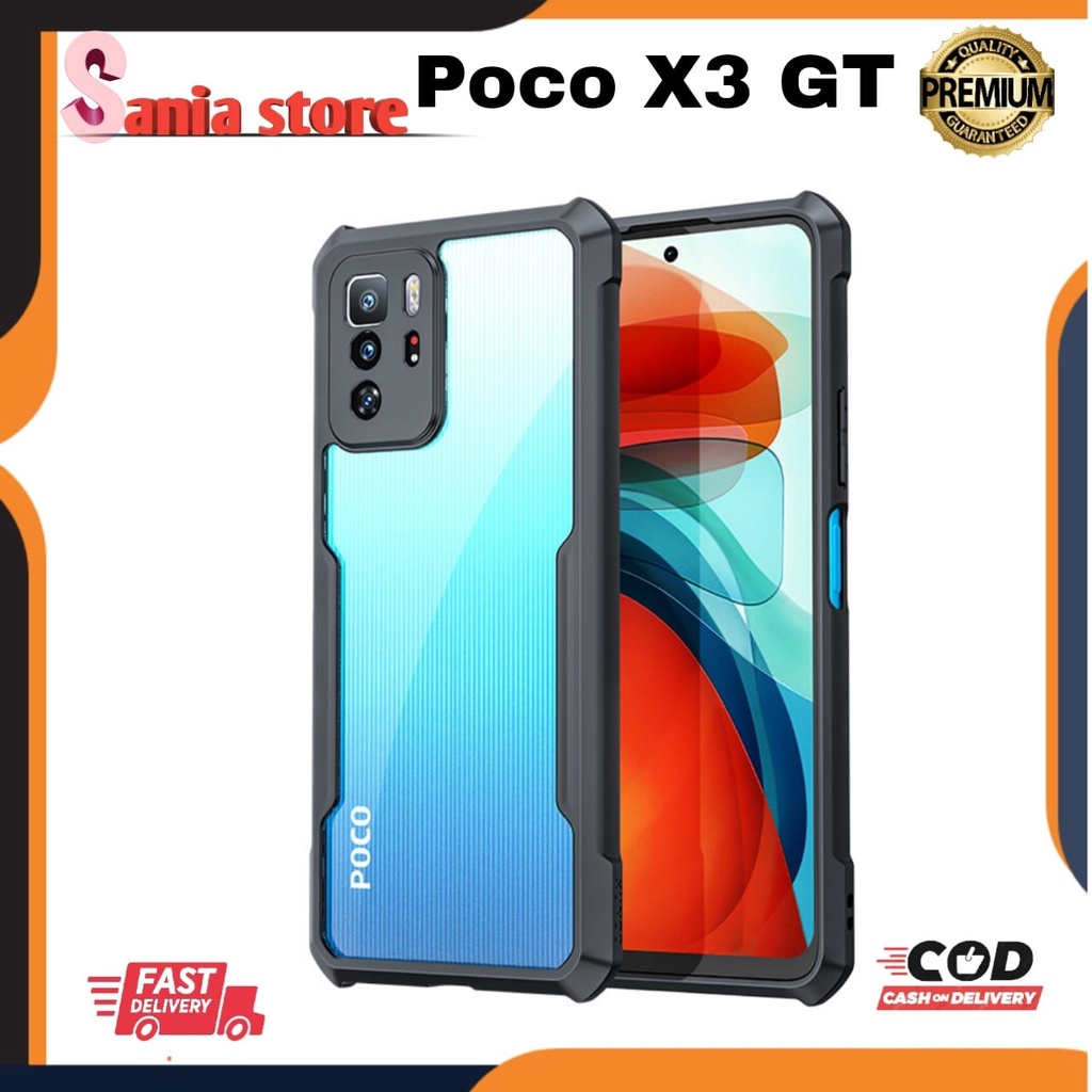 CASE POCO X3 GT / POCO X3 / POCO X3 NFC / POCO X3 PRO CASING CAMERA PROTECTION TRANSPARAN