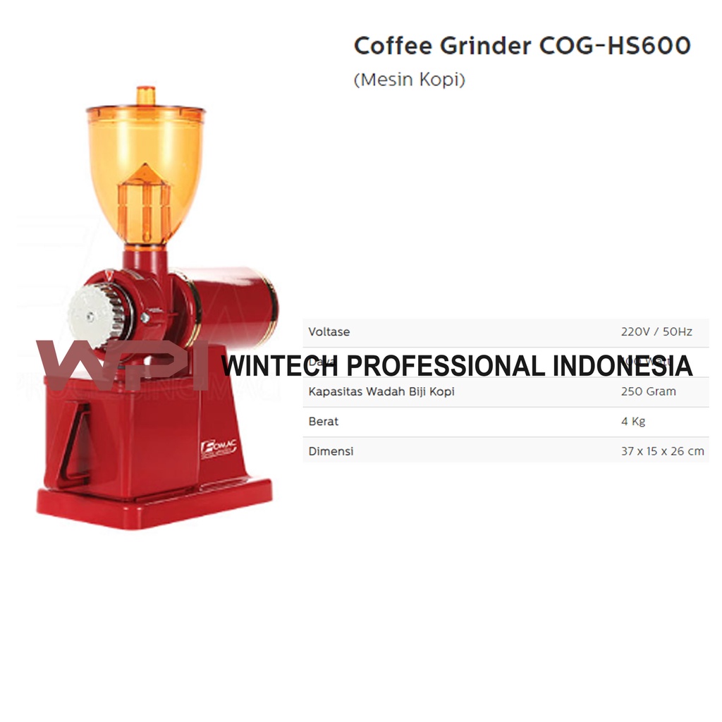FOMAC COG-HS600 Coffee Grinder - mesin Penggiling Kopi