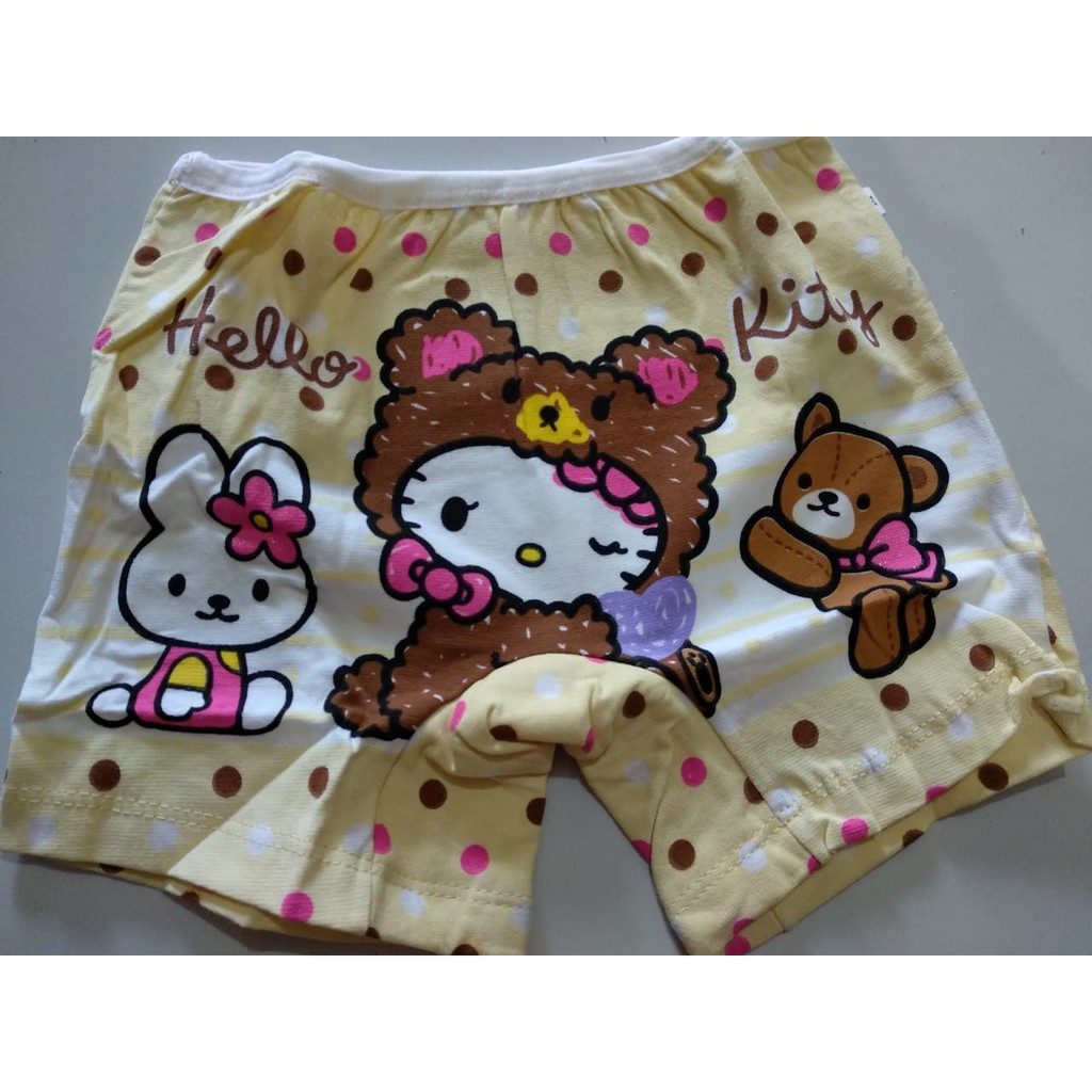 Celana Dalam Boxer Anak Perempuan Semilong Hello Kitty