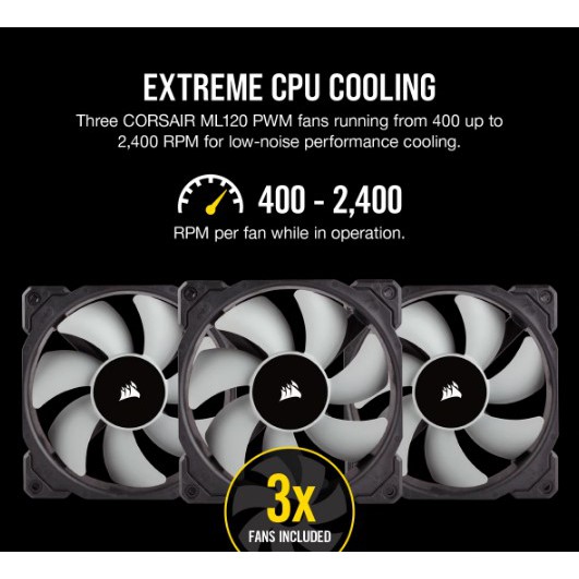 Corsair iCUE H150i RGB PRO XT 360mm Liquid CPU Cooler