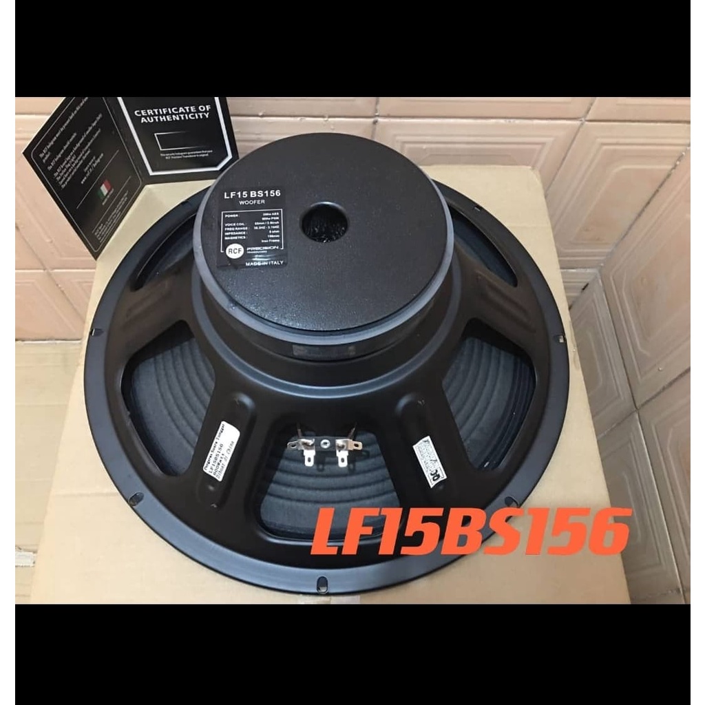 SPEAKER COMPONENT RCF LF15BS156 WOOFER 15 INCH COUTING