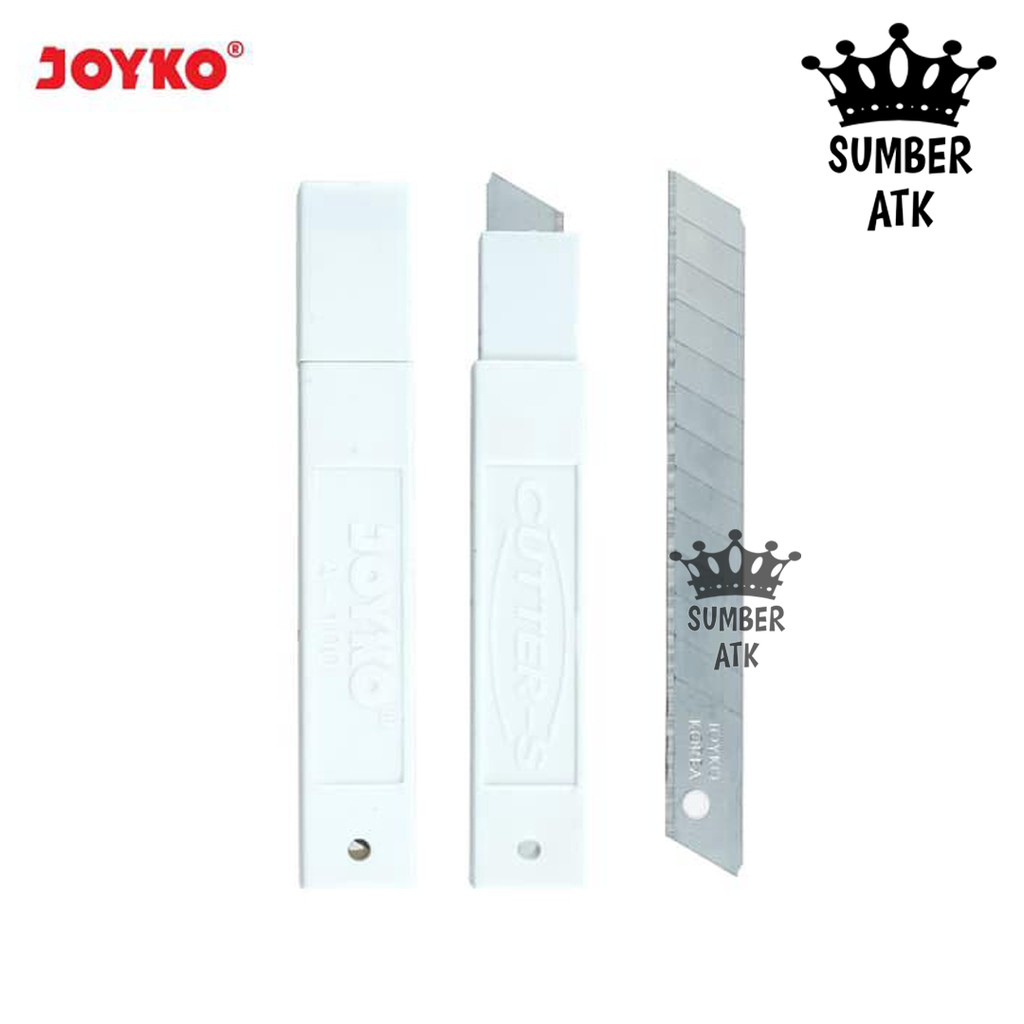

REFILL / CUTTER BLADE A-100 (9 Mm) JOYKO / ISI PISAU CUTTER - 1 PACK (isi 5 PCS)