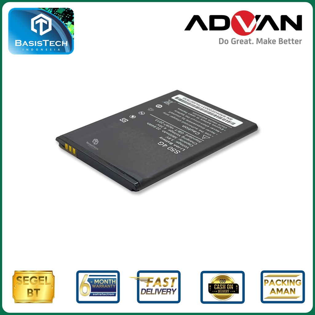 BATERAI ADVAN S50 4G - ADVAN i5G 4G - ORI99 GOOD QUALITY