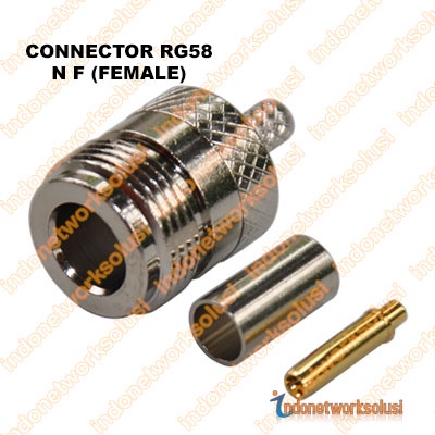 KONEKTOR CONNECTOR RG58 N F (FEMALE)