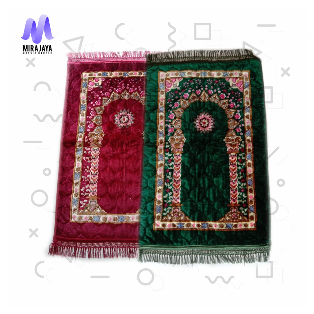 Sajadah Tebal Jumbo Rumbai Empuk Murah size 80x115cm