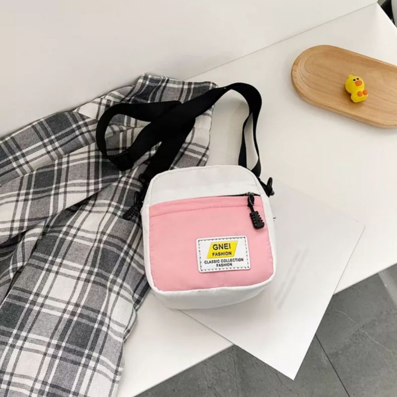 N_B_S / GNEI COM Tas Selempang Wanita Tas Selempang UNISEX MINI Tas Selempang Pria Dan Wanita Slingbag Bag Mini