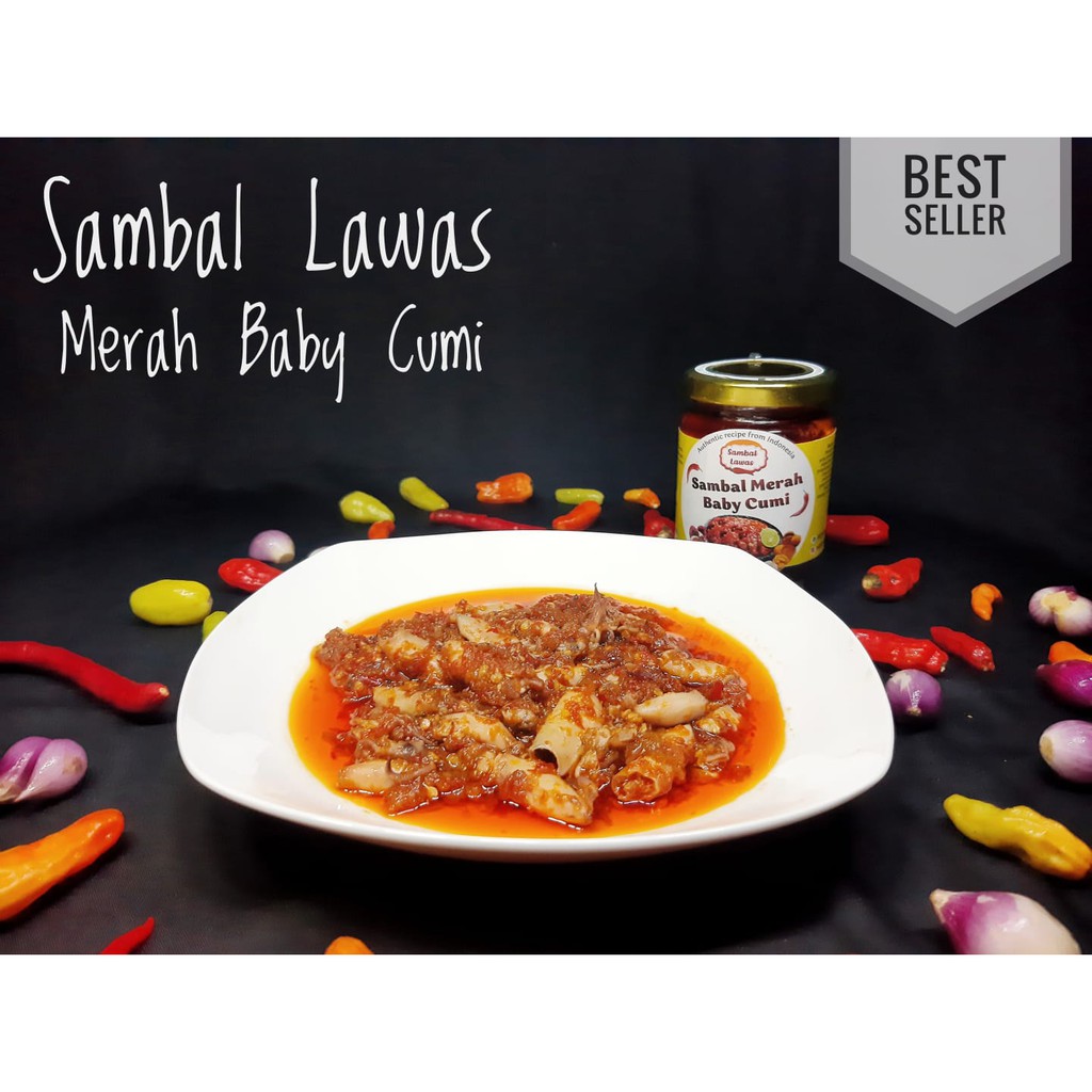 

Sambal(lawas) baby cumi original & extrapedas350g