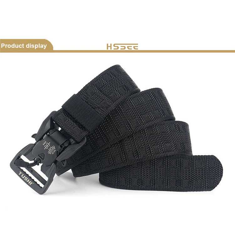 (BISA COD) FTIHSHPHSSEE Tali Ikat Pinggang Canvas Army Military Tactical 125cm - B0003