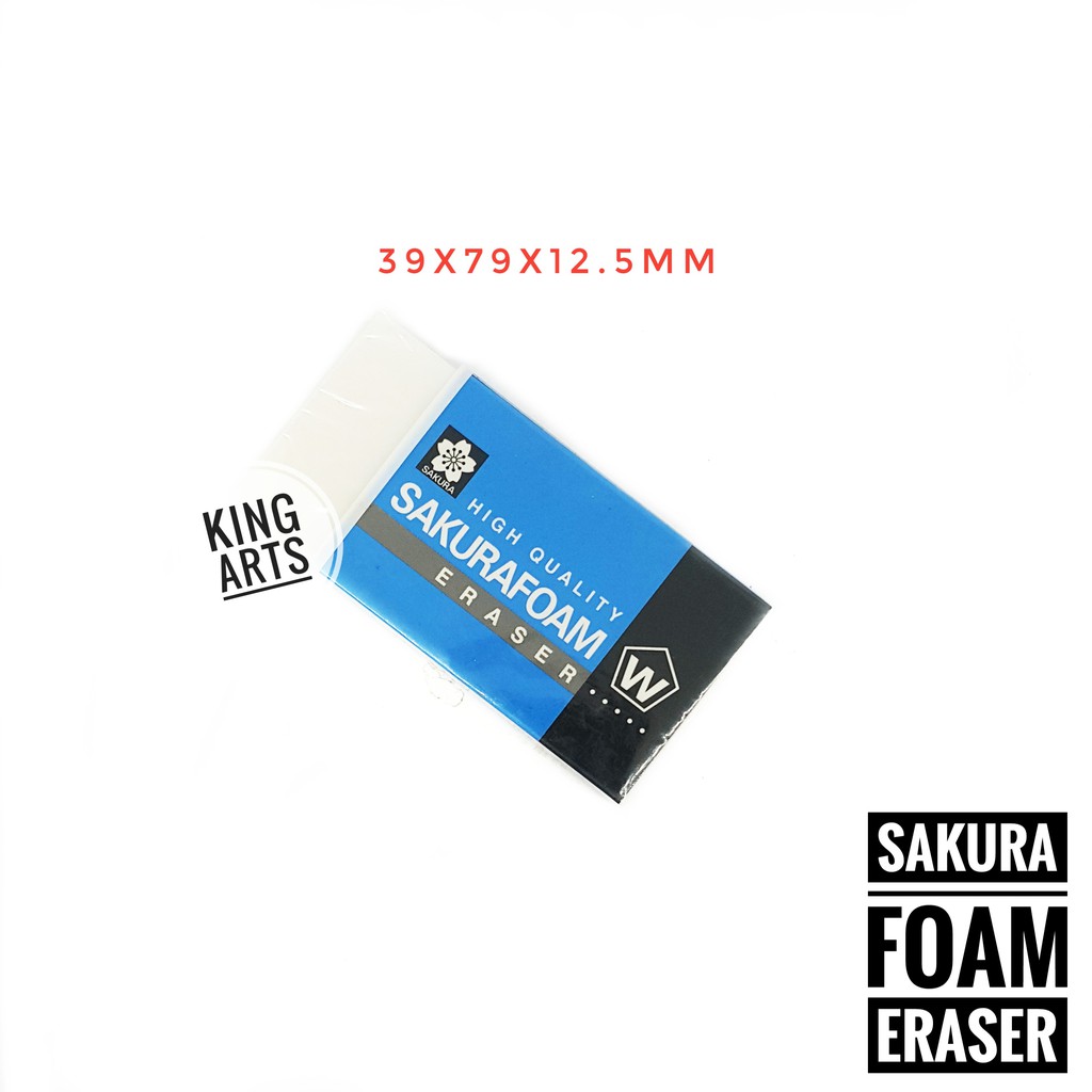 

Sakura Foam Eraser 79 x 39 x 12.5 mm