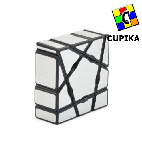 Rubik Yongjun Floppy Ghost 3x3x1 1x3x3 Silver magic cube qiyi Qy Moyu