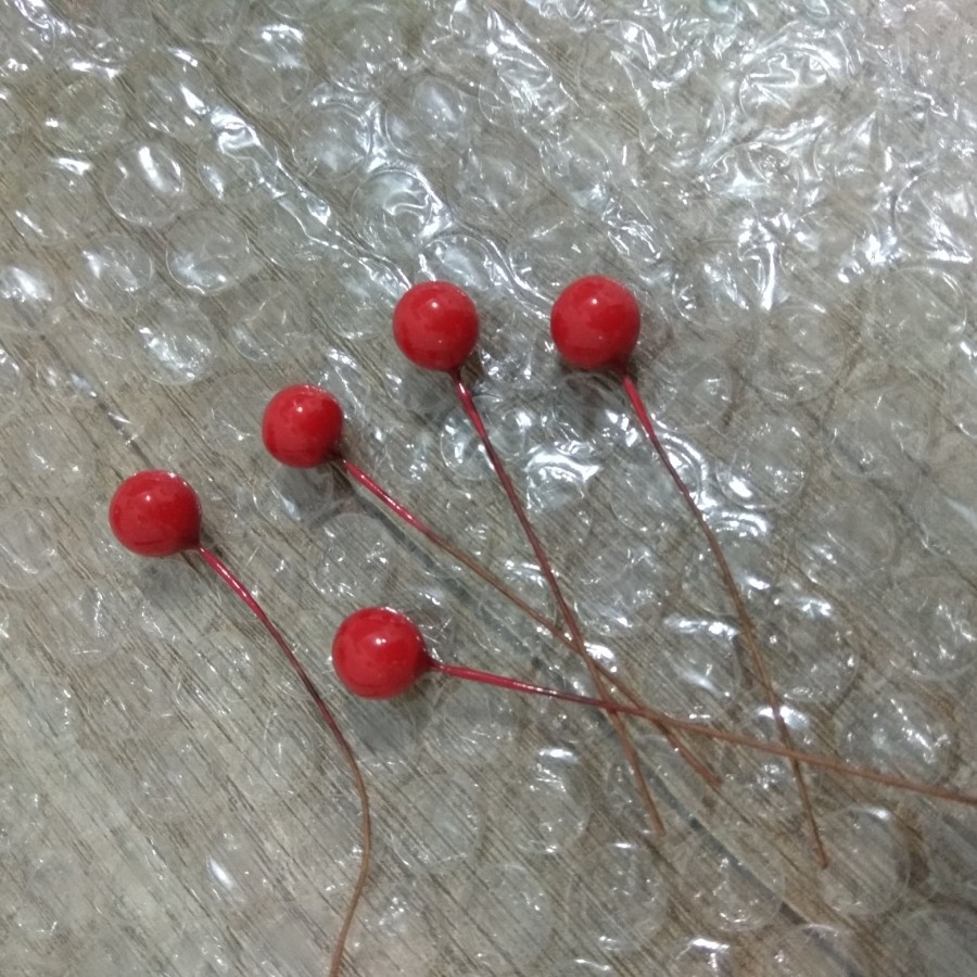 5pcs hiasan buah berry palsu  christmas