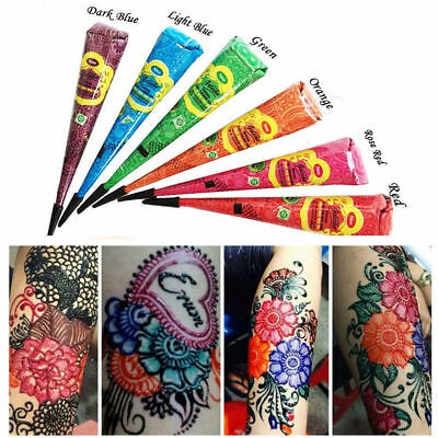 Henna Tangan Halal Hena Tangan Golecha 6 Warna