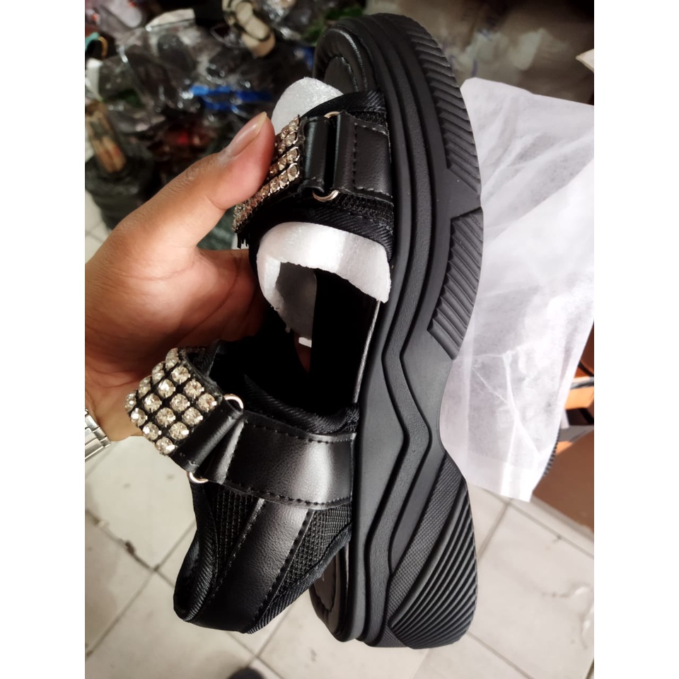 Sandal Wedges wanita dewasa import  YOUTH BALANCE / NX212 SIZE 36-40 / sandal biduan Korea Style Murah