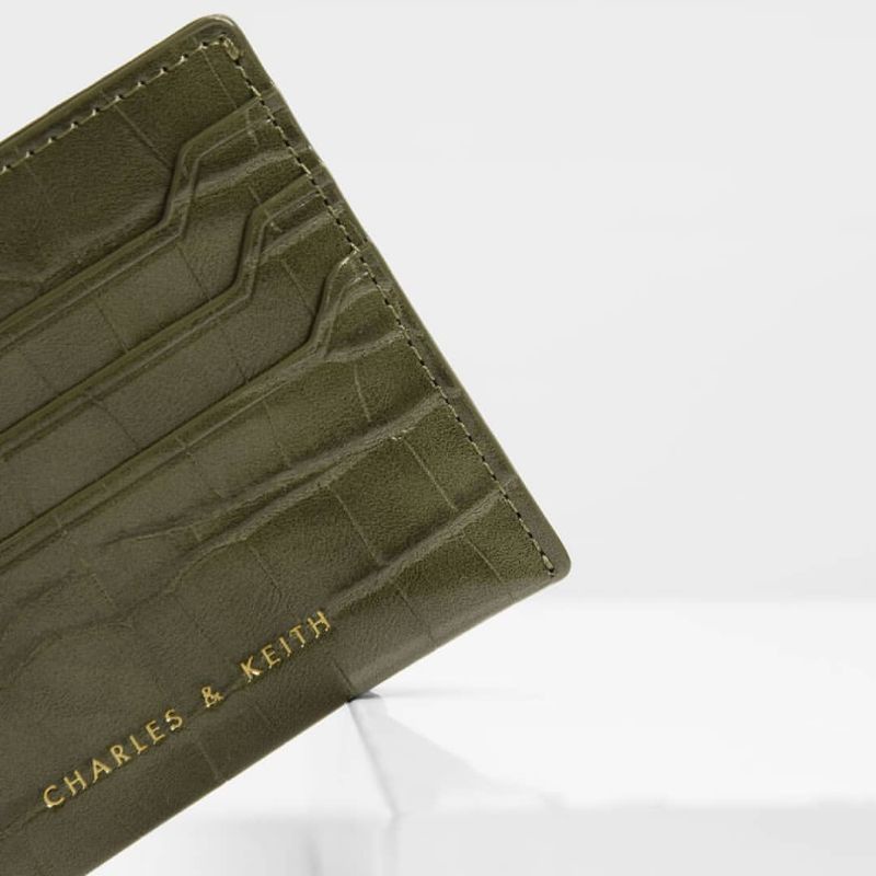 12.12 SALE | CK Croc-Effect / Love Card Holder